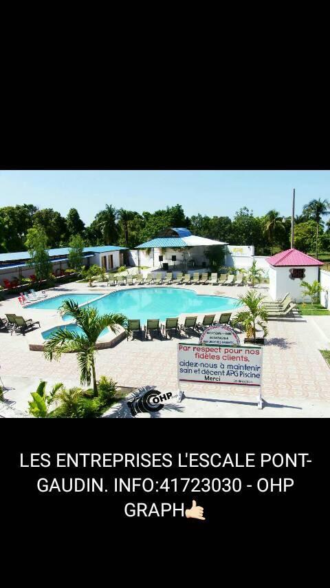 Auberge Pont-Gaudin Gonaives Exteriör bild